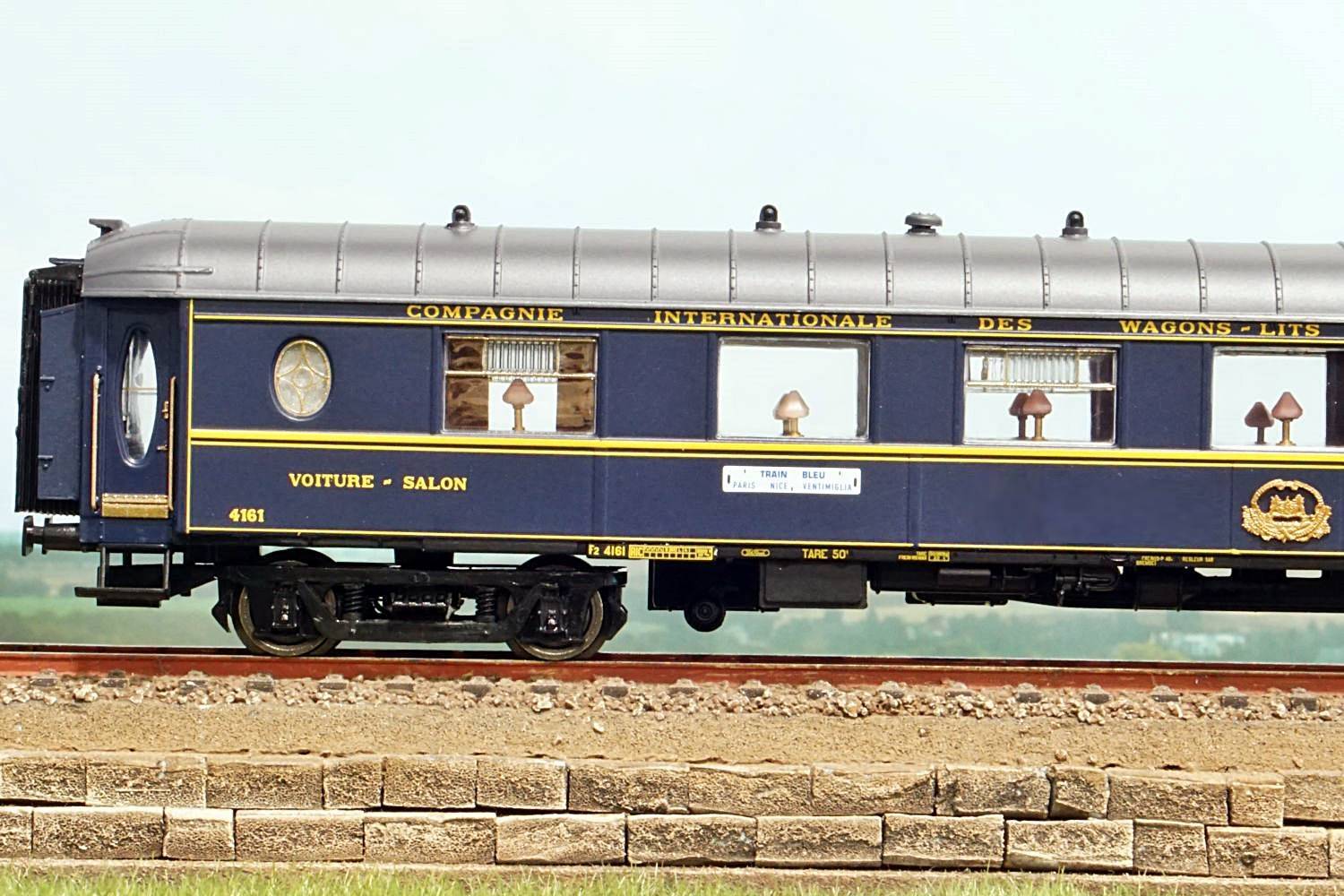 Wagon Restaurant Jouef CIWL éclairé – Pièce De Train Miniature – Occasion