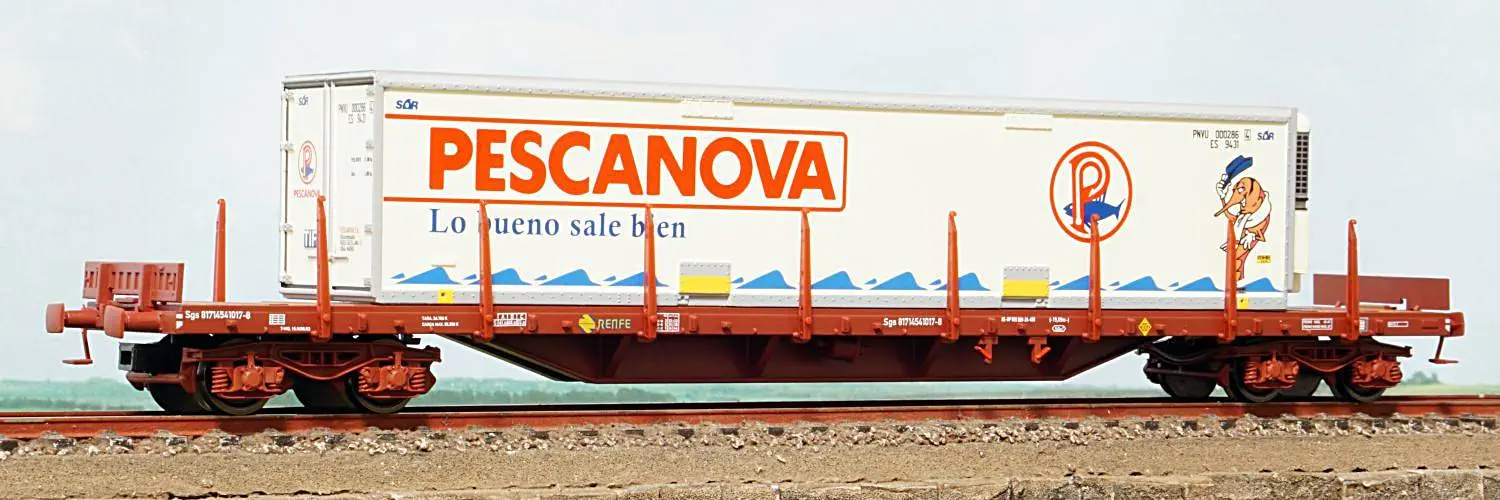 vagon platforma Electrotren 6034