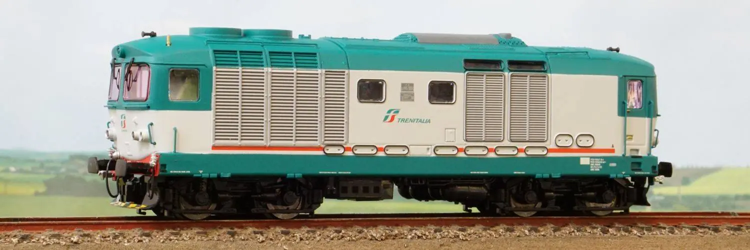 Locomotive Diesel Lima Italie HO, FS D445 1041, échelle 1/87, Occasion