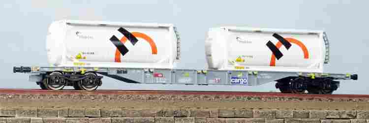 vagon platforma Sgnss Holcim, SBB Cargo